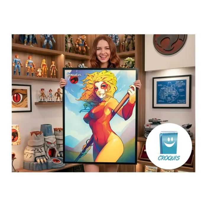 poster cheetara en alta resolución, posters, cheetara thundercats, cuadros decorativos, poster para descargar, poster para imprimir