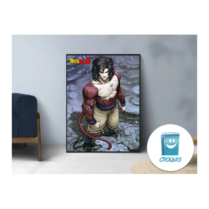 goku, poster goku, goku chile, poster goku chile, arte digital, arte digital chile, croquis, croquis chile