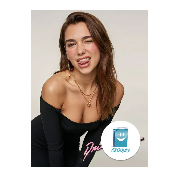 poster dua lipa en alta resolución, poster dua lipa