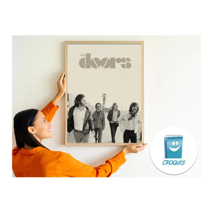 poster the doors, the doors chile, descargar poster the doors, descargar the doors, the doors chile, croquis, croquis.cl