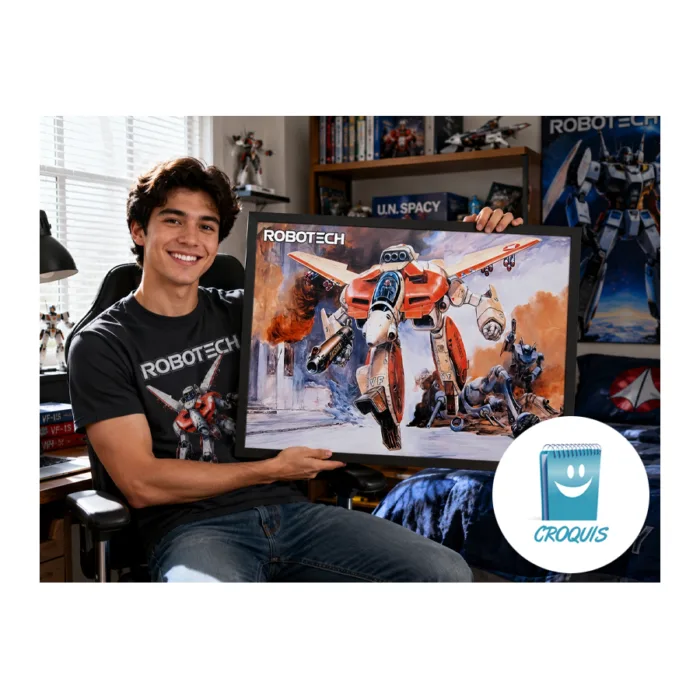 poster robotech en alta resolución para descargar