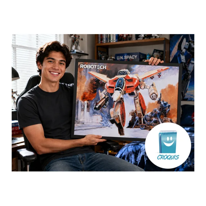 poster robotech en alta resolución para descargar
