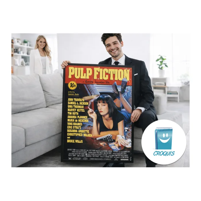 Pulp Fiction, poster Pulp Fiction, descargar poster Pulp Fiction, Pulp Fiction poster grande, poster Pulp Fiction hd, Pulp Fiction grande, afiche Pulp Fiction, afiche grande Pulp Fiction, caratula pelicula Pulp Fiction