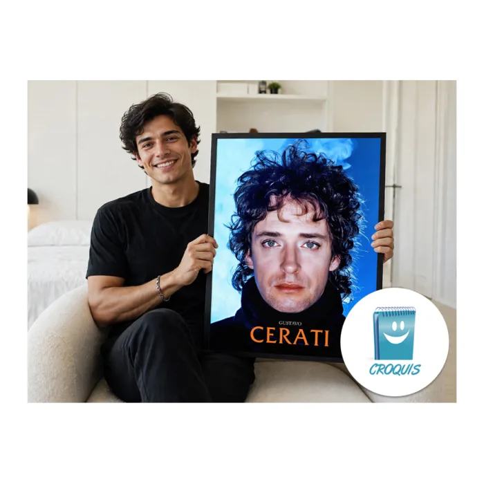 poster gustavo cerati en alta resolución, posters, posters hd, posters 8k, posters para imprimir, cuadros decorativos, gustavo cerati