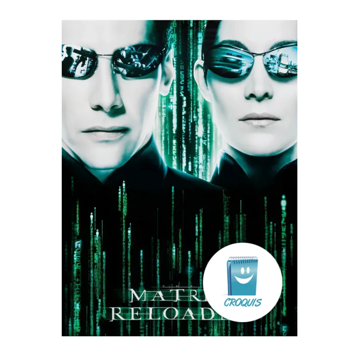 poster matrix reloaded, poster matrix en alta resolucion, posters profesionales, poster para descargar e imprimir, poster 8k