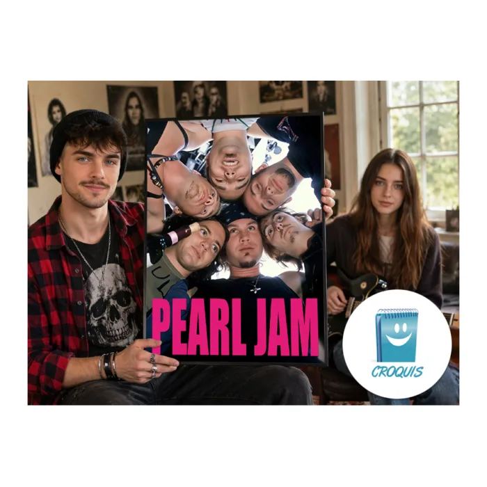 poster pearl jam en alta resolución, posters, cuadro decorativo, grunge, posters hd, posters 8k