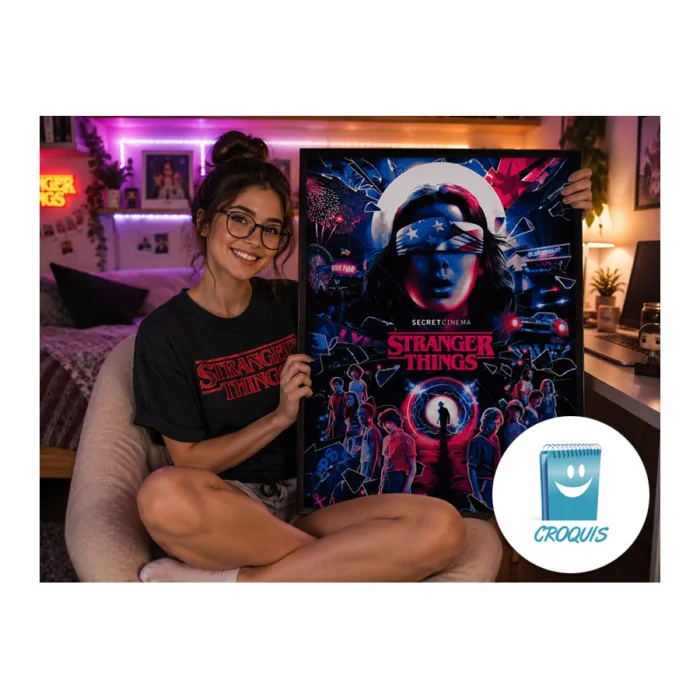 poster de stranger things en alta resolución