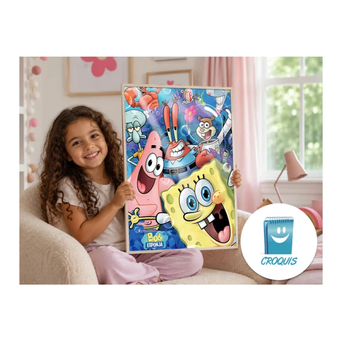 poster bob esponja en alta resolución