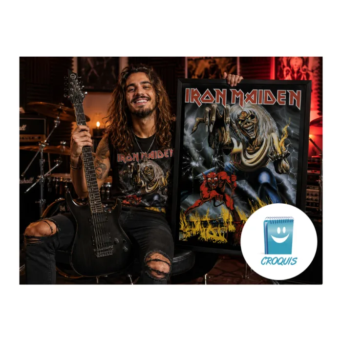 poster iron maiden en alta resolución para descargar e imprimir