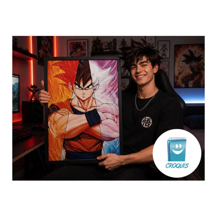 poster dragon ball z en alta resolución, poster goku