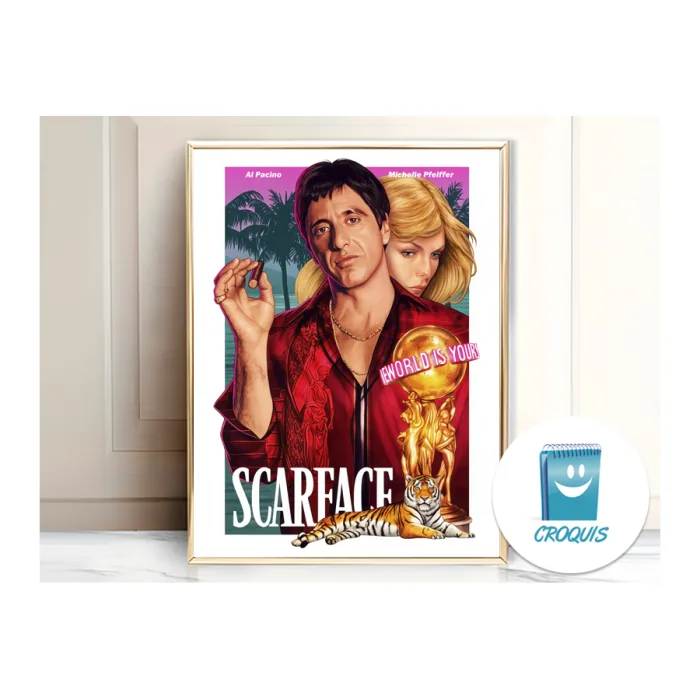 Scarface, poster, posters, poster hd, poster full hd, poster 4k, Chile poster, posters Chile, comprar posters, descargar posters, poster scarface, poster scarface hd, descargar poster scarface, tienda de poster Chile, poster movie scarface, download poster scarface, buy scarface poster, sale scarface poster, cartel scarface, afiche scarface