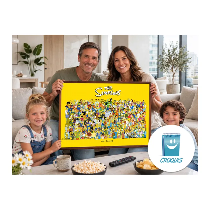 poster los simpsons en alta resolución, posters, posters 8k, posters hd, cuadros decorativos
