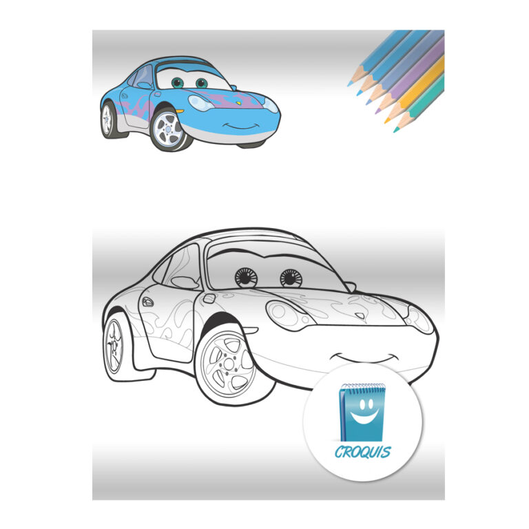 descargar dibujo de sally cars para colorear archivos - Croquis