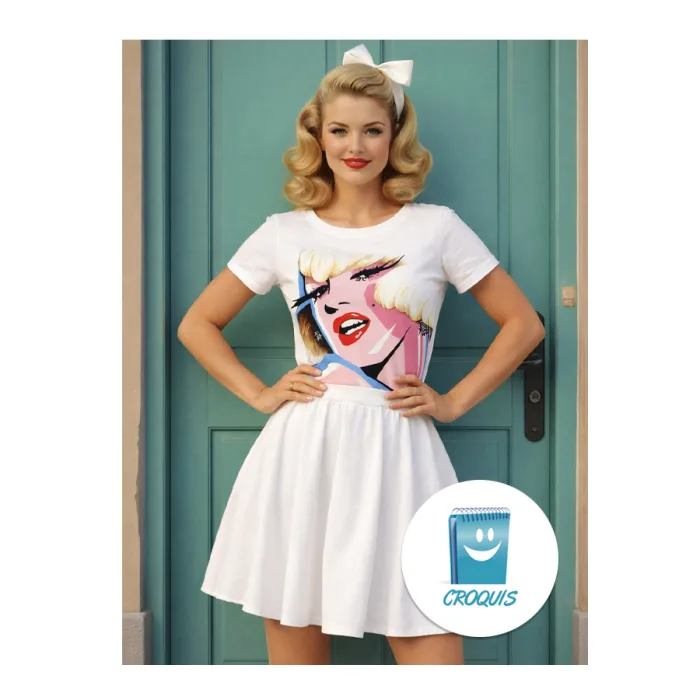 Diseño Marilyn Monroe para polera, vector Marilyn Monroe para poleras, vector para ropa, diseño vector para ropa, vectores para vestuario, vector Marilyn Monroe para polera, Marilyn Monroe polera, descargar vectores, descargar diseño vector, download vector, buy vector