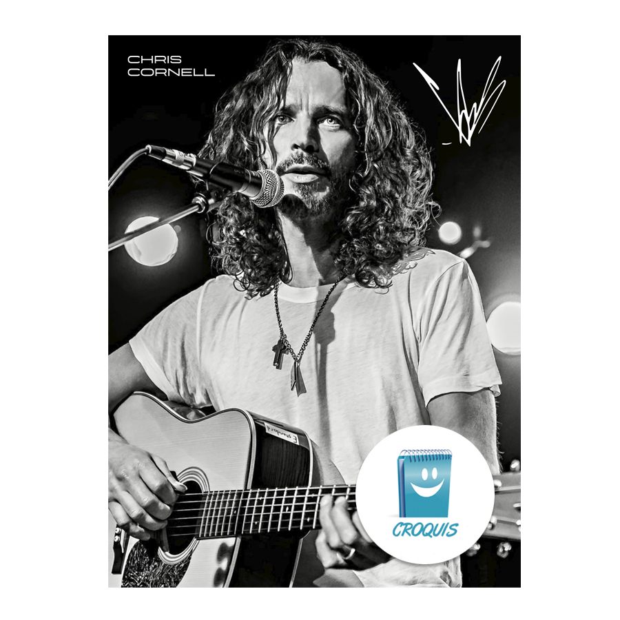Poster Chris Cornell 80 Cm X 60 Cm Poster Chris Cornell 80 Cm X 60 Cm