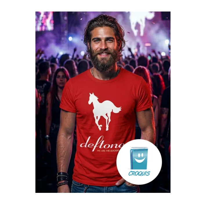 diseño vector deftones en alta resolución para imprimir en polera o camiseta