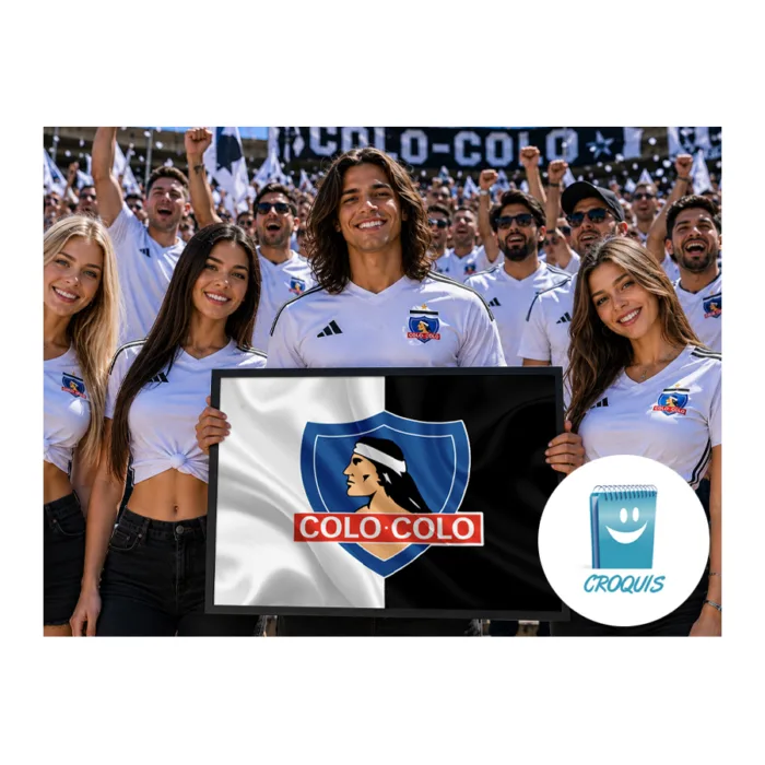 poster de colo colo en alta resolución, poster colo colo, insignia colo colo