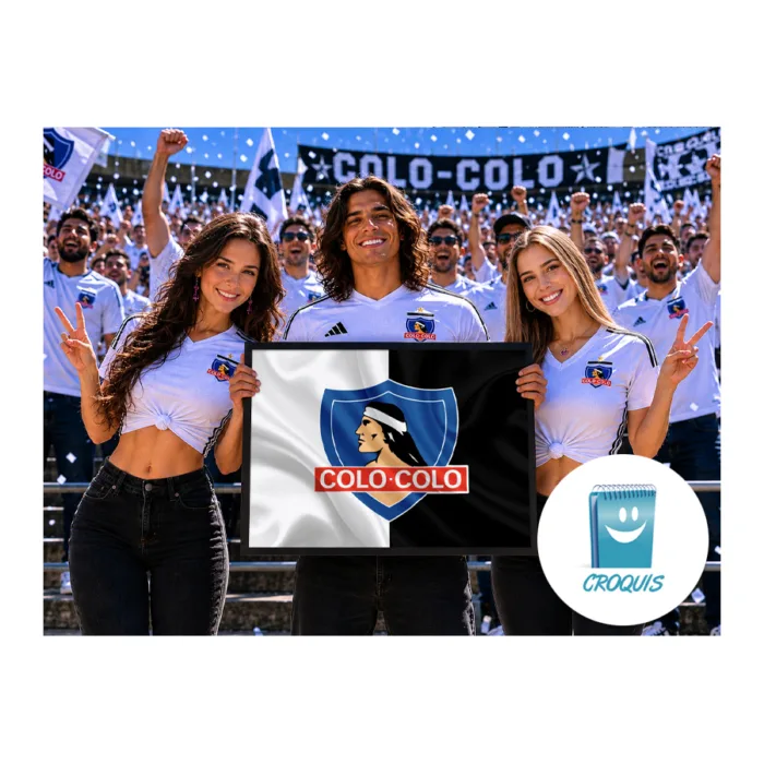 poster de colo colo en alta resolución, poster colo colo, insignia colo colo