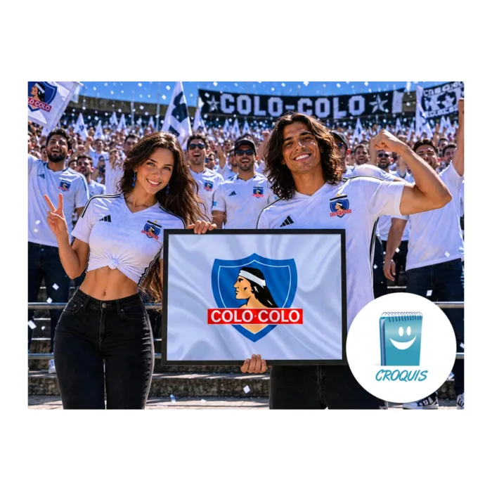 poster colo-colo 8k, poster colo-colo en alta resolución, poster insignia de colo-colo, poster de colo-colo, descargar poster de colo-colo, poster colo-colo para imprimir