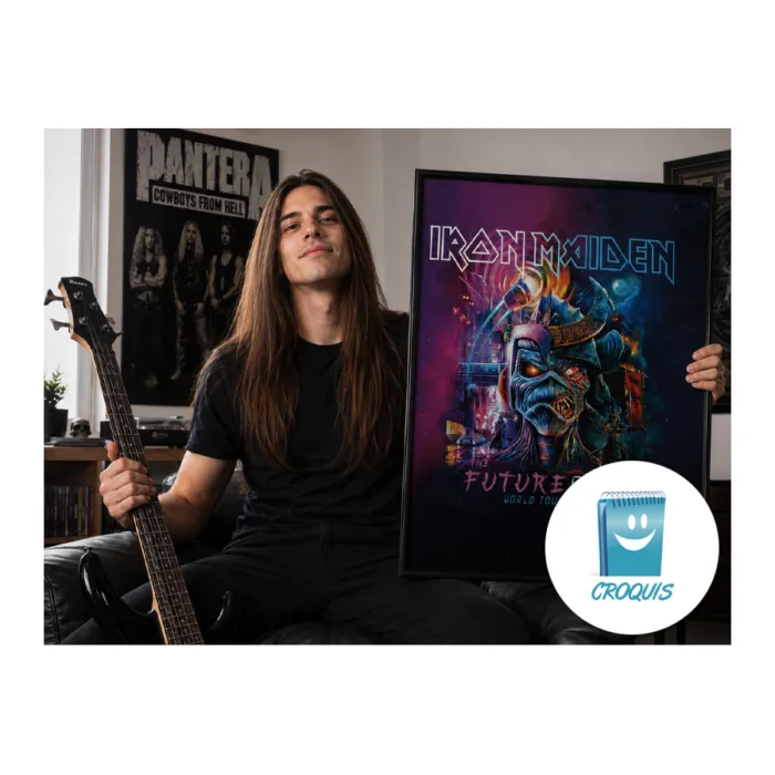 poster iron maiden future past en alta resolución