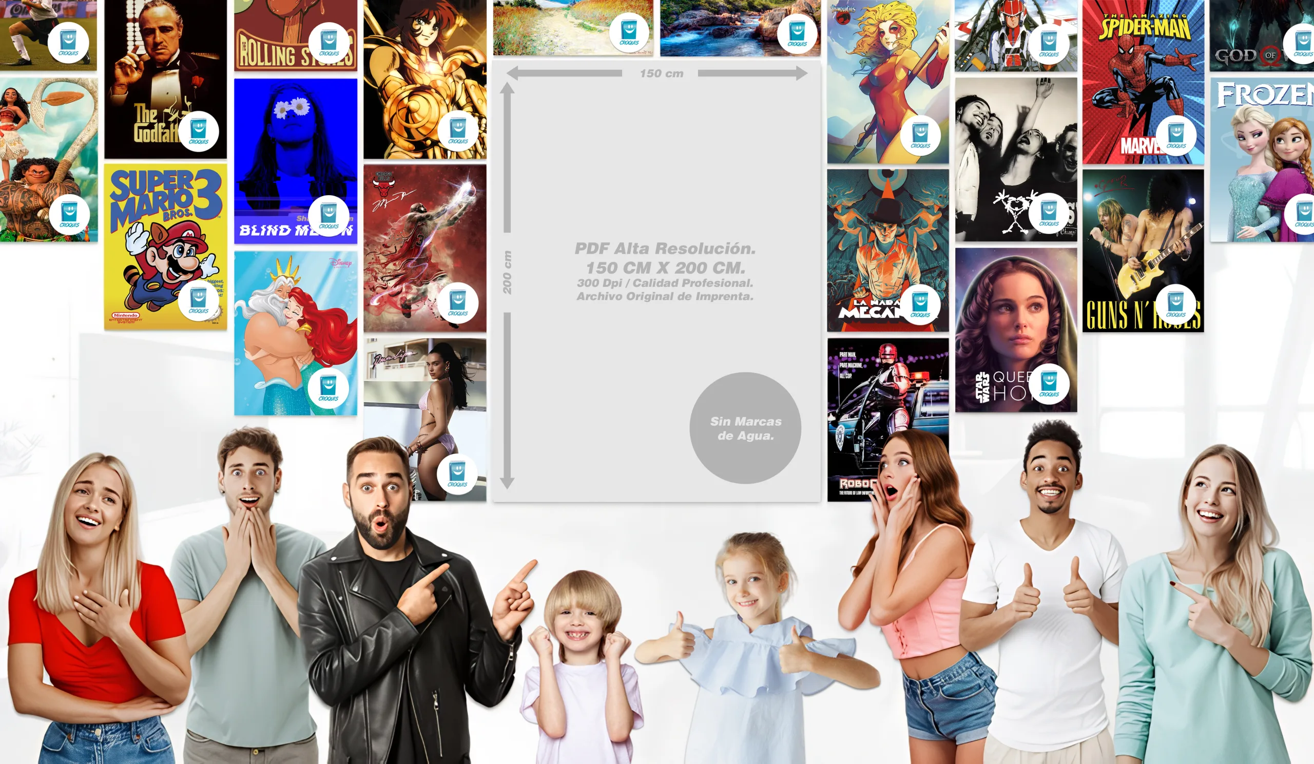 tienda de posters chile, posters para imprimir, posters digitales