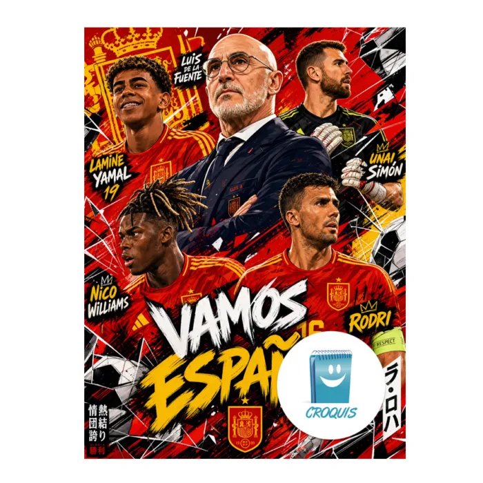 poster españa, poster selección de españa, poster selección española en alta resolución, posters de fútbol, posters