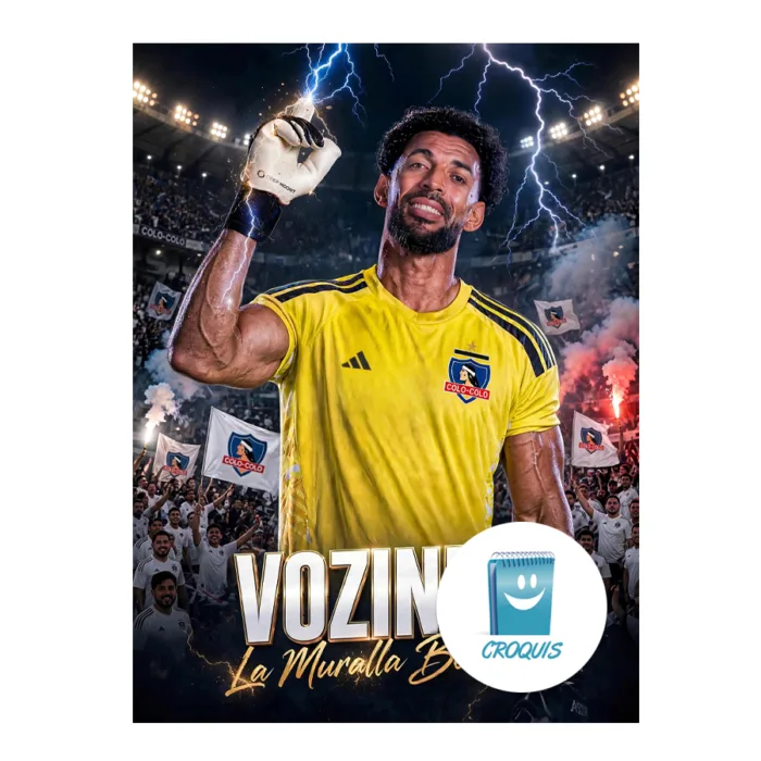 poster vozinha, poster vozinha en alta resolución, poster vozinha colo-colo, cuadros decorativos, posters hdm posters 8k, posters para descargar, posters para imprimir, arquero colo-colo vozinha, arquero Josimar José Évora Dias, poster Josimar José Évora Dias