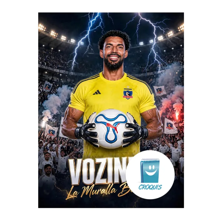 poster vozinha, poster vozinha en alta resolución, poster vozinha colo-colo, cuadros decorativos, posters hdm posters 8k, posters para descargar, posters para imprimir, arquero colo-colo vozinha, arquero Josimar José Évora Dias, poster Josimar José Évora Dias