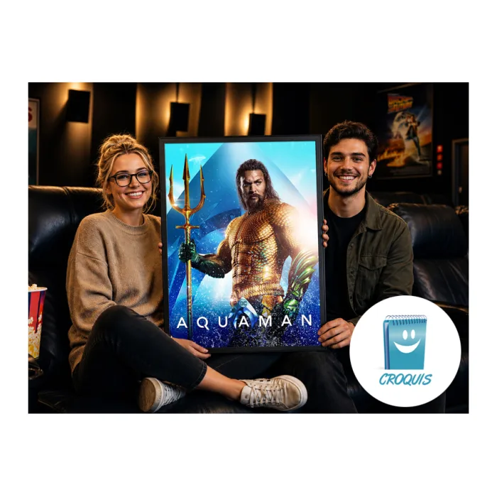 poster aquaman en alta resolución, poster aquaman, cuadros decorativos