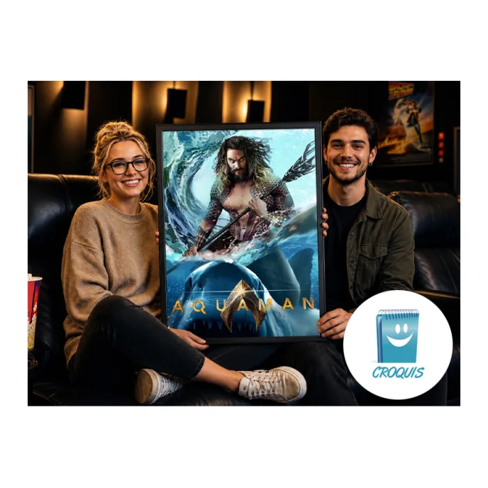 poster aquaman en alta resolución, poster aquaman, cuadros decorativos