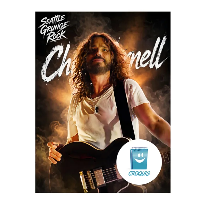 poster grunge, poster chris cornell, poster chris cornell en alta resolución, posters, poster 8k, poster hd, cuadros decorativos