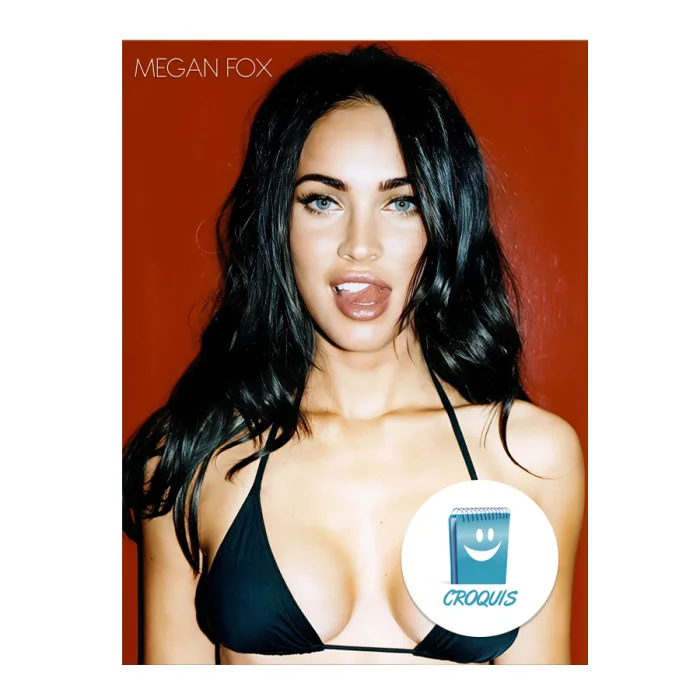 Poster megan fox, poster Megan fox en alta resolución, posters, posters hd, posters 8k, cuadros decorativos
